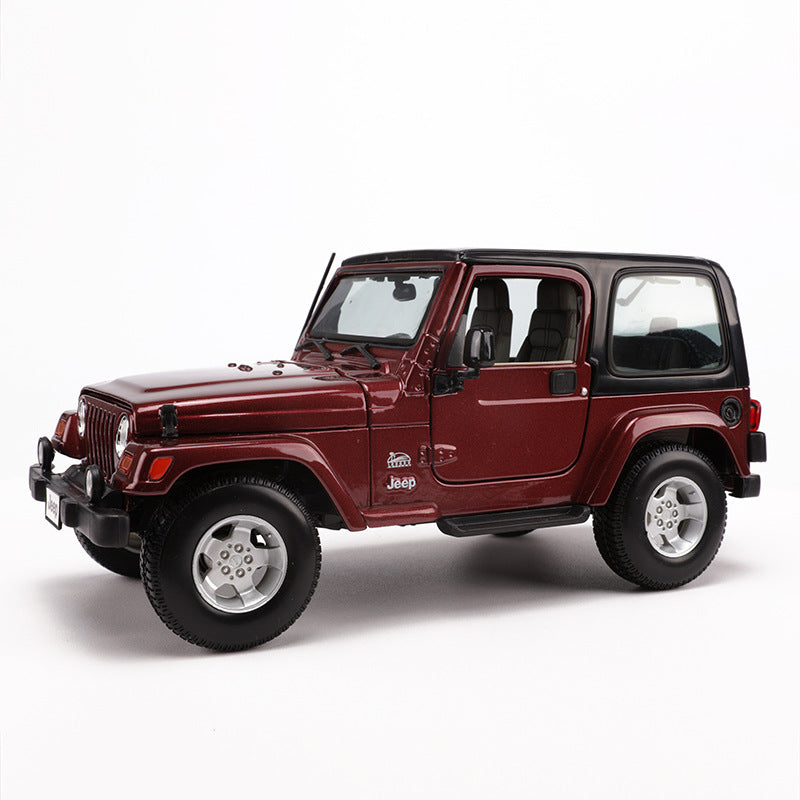 Maisto 1:18 Jeep Wrangler Sahara Diecast SUV Model MODCOLS