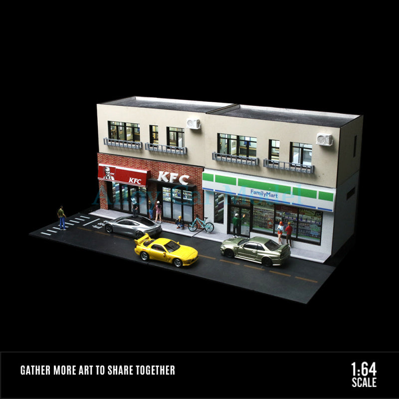 MoreArt 1:64 Building Block Scene Model Diecast Display Diorama MODCOLS