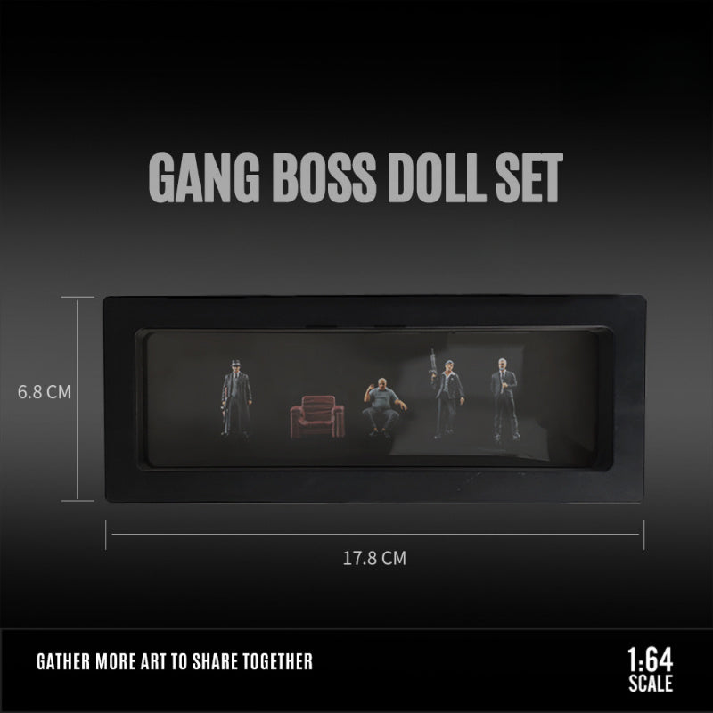 MoreArt 1:64 Gang Leader Figure Set Resin Model MODCOLS