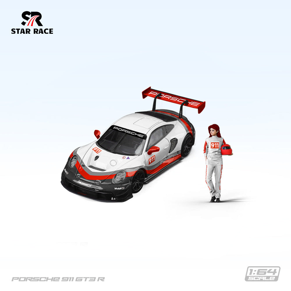 STAR RACE 1:64 Porsche 911 GT3 R Racing Diecast Model MODCOLS
