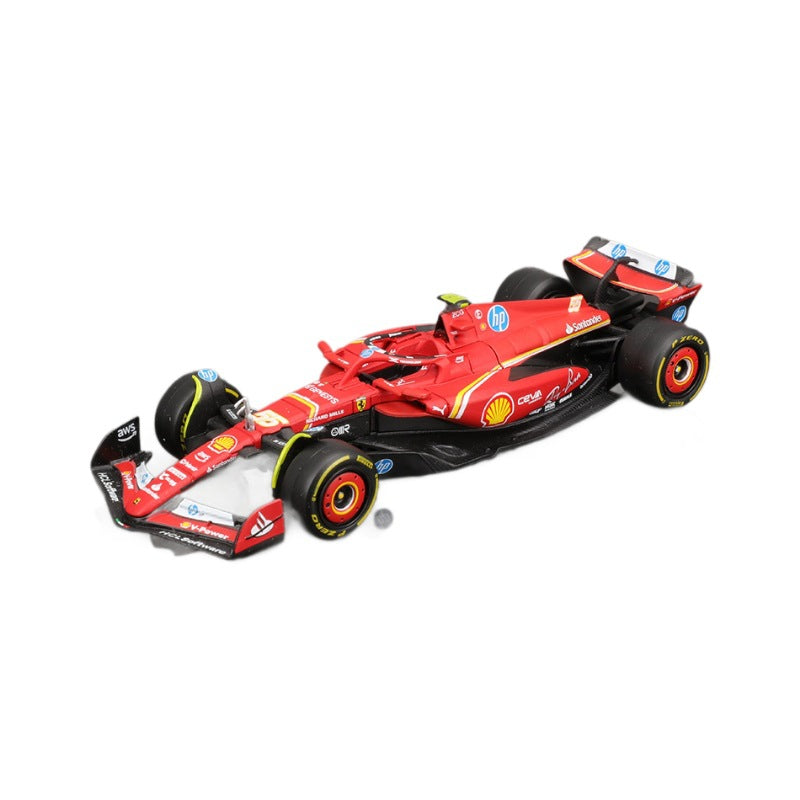 2024 Bimei High 1:43 Ferrari F1 Car Model SF 24 Metal Racing Toy Simulation Alloy Model Car MODCOLS