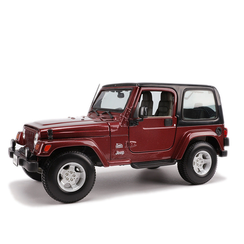 Maisto 1:18 Jeep Wrangler Sahara Diecast SUV Model MODCOLS