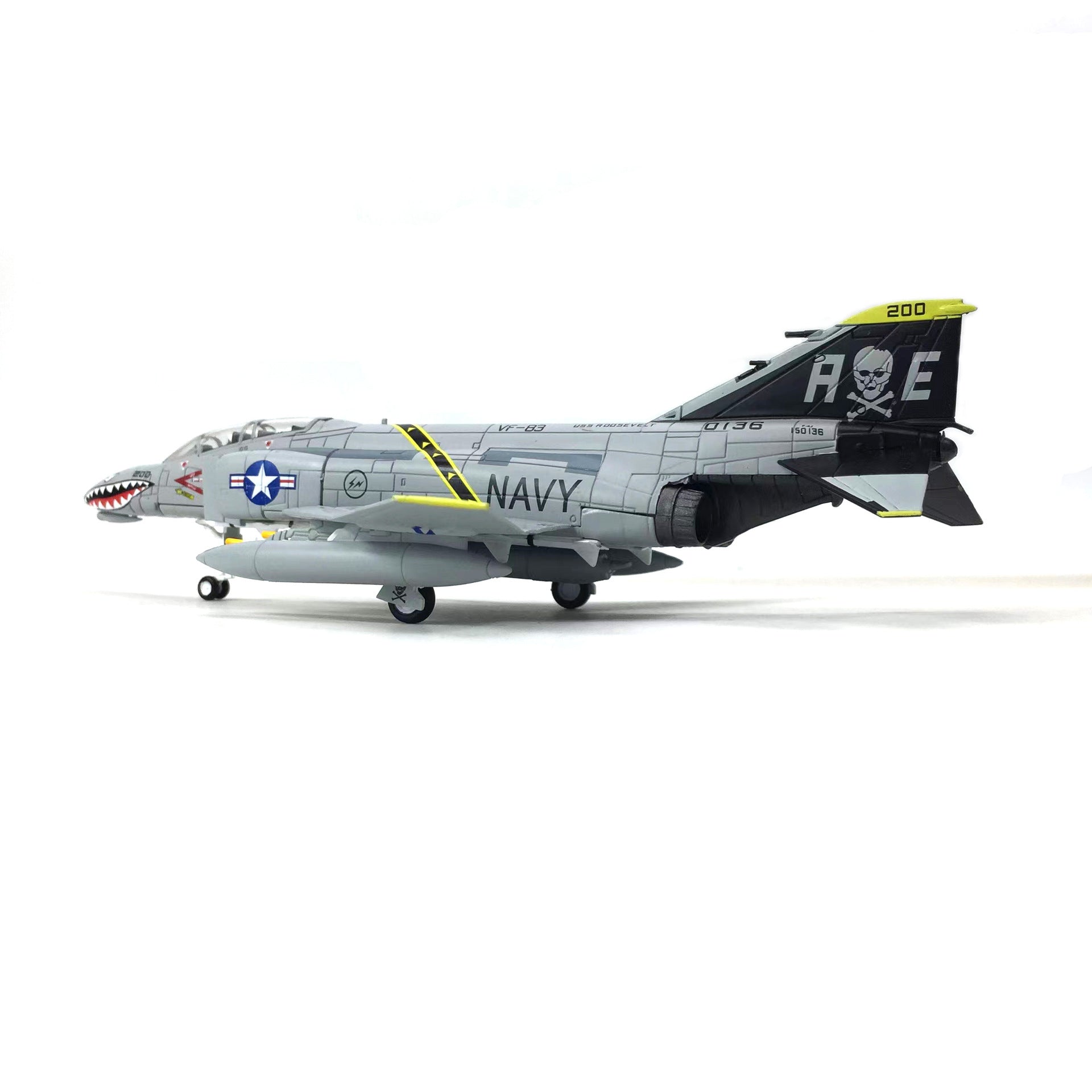 F-4C Phantom 1:100 Navy Livery Diecast Metal Aircraft Model