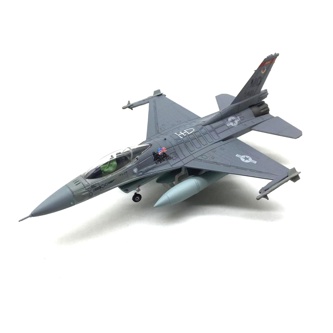 1/100 F-16C Fighting Falcon Diecast Fighter Jet Model – Military Aircraft
