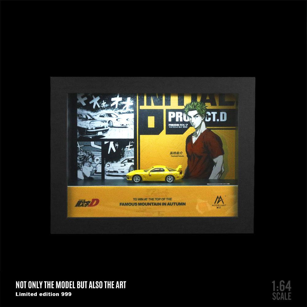ModelArt 1:64 Initial D Lighted Frame Diorama Display MODCOLS