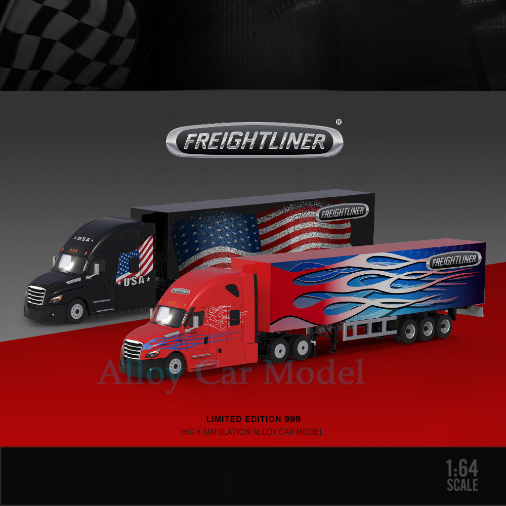 TimeMicro * Perka 1:64 Freightliner Container Truck Diecast Model MODCOLS