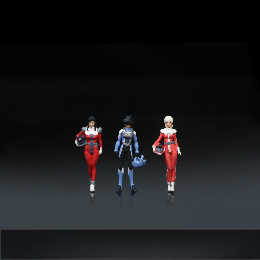 MoreArt 1:64 Mecha Pilot Figure Set Resin Model MODCOLS