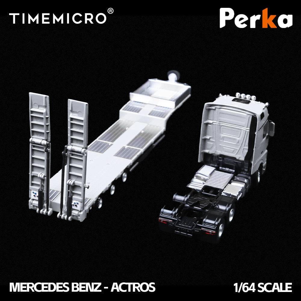 TimeMicro & Perka 1:64 Flatbed Transport Truck Die Cast Model MODCOLS