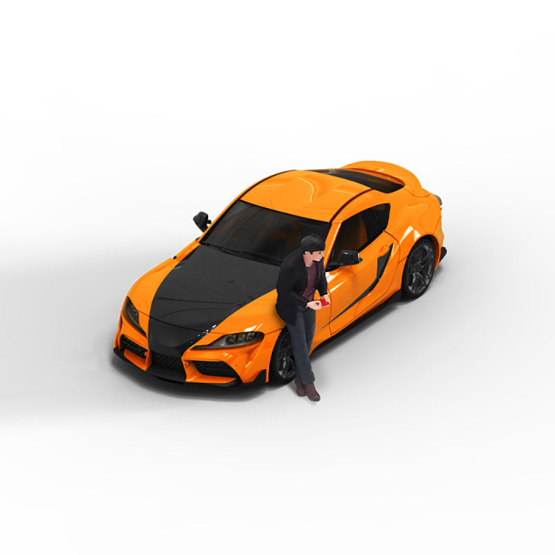Original Model 1:64 Toyota Supra A90 Fast & Furious Die Cast Alloy Car MODCOLS