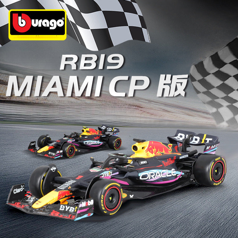 Bburago 1:43 Red Bull RB19 Miami GP 2023 F1 Diecast Model MODCOLS