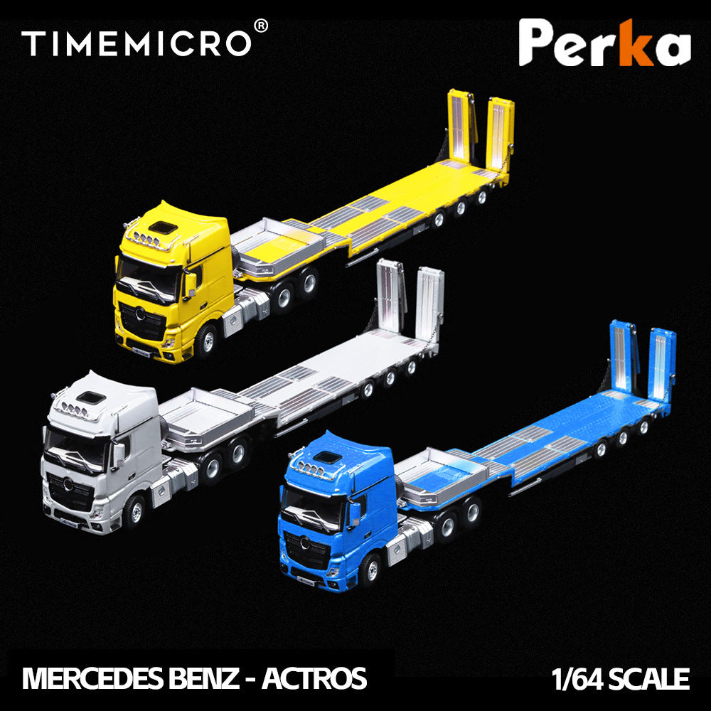 TimeMicro & Perka 1:64 Flatbed Transport Truck Die Cast Model MODCOLS