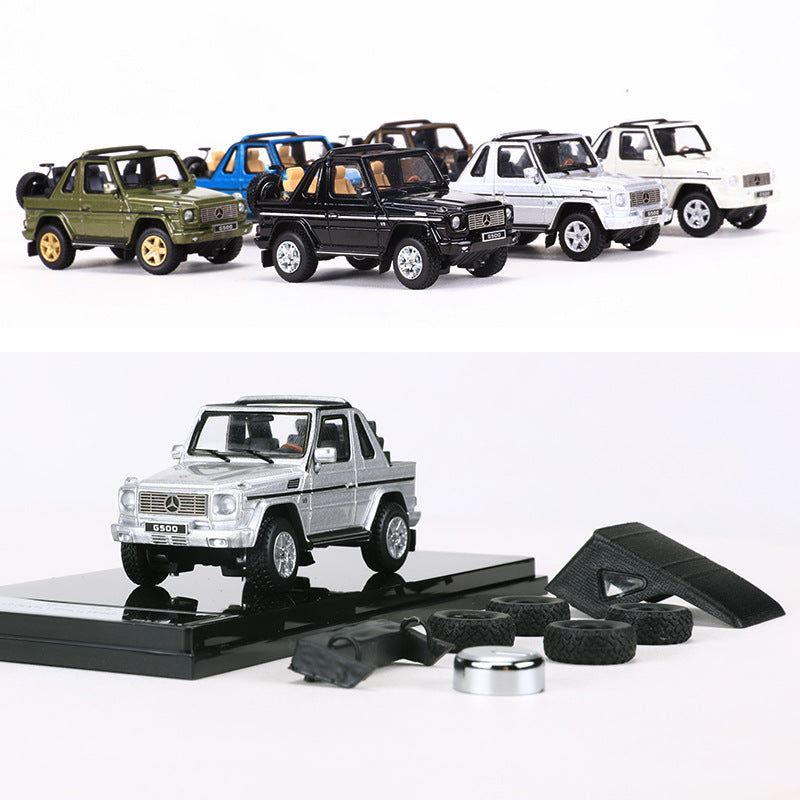 GCD 1:64 Mercedes Benz G500 Short Wheelbase Convertible Diecast SUV Model MODCOLS