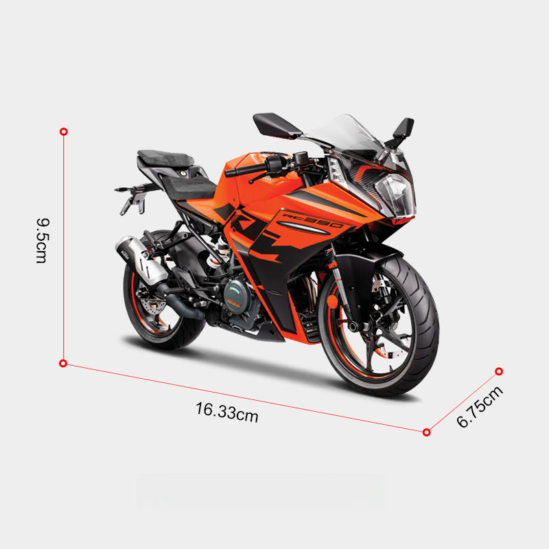Maisto 1:12 KTM RC 390 Motorcycle Model Die Cast Collectible MODCOLS
