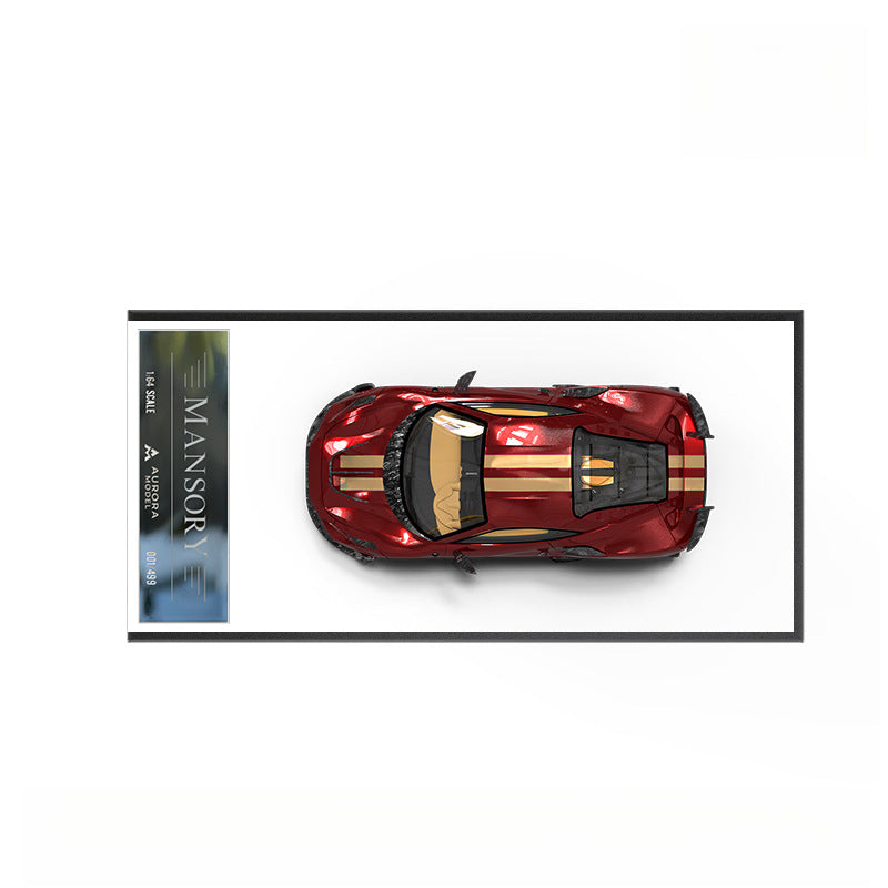 AM Ferrari F8XX Diecast Car Model – Red Blue & Chameleon MODCOLS