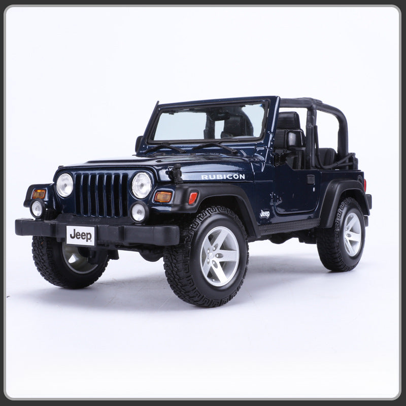 Maisto 1:18 Jeep Wrangler Rubicon Convertible Off Road SUV Diecast Model MODCOLS