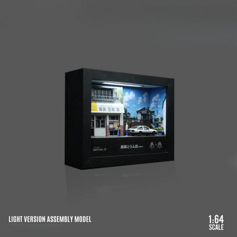 MoreArt 1:64 Initial D Movie Edition Lighted Frame Diorama MODCOLS