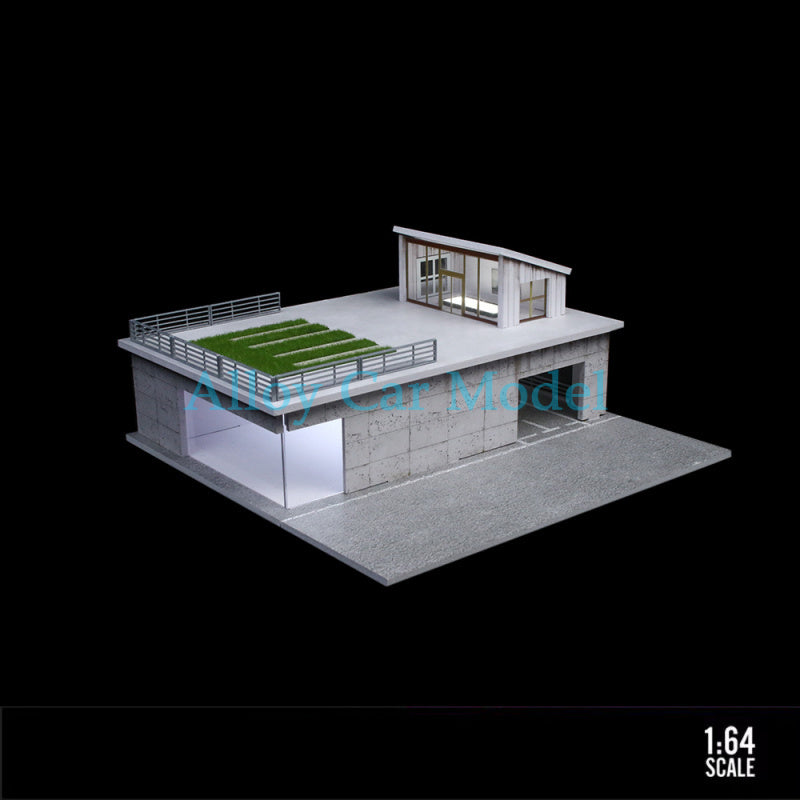 MoreArt 1:64 Sunroom Lighted Scene Model – Display Garage MODCOLS