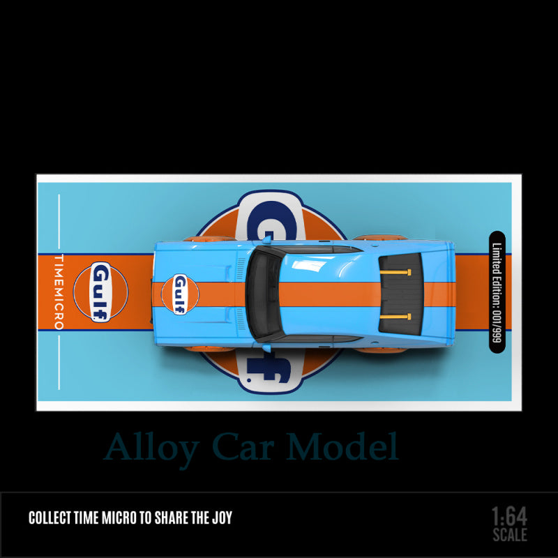 TIMEMICRO 1:64 Nissan KPGC110 Gulf & ADVAN Diecast Model MODCOLS