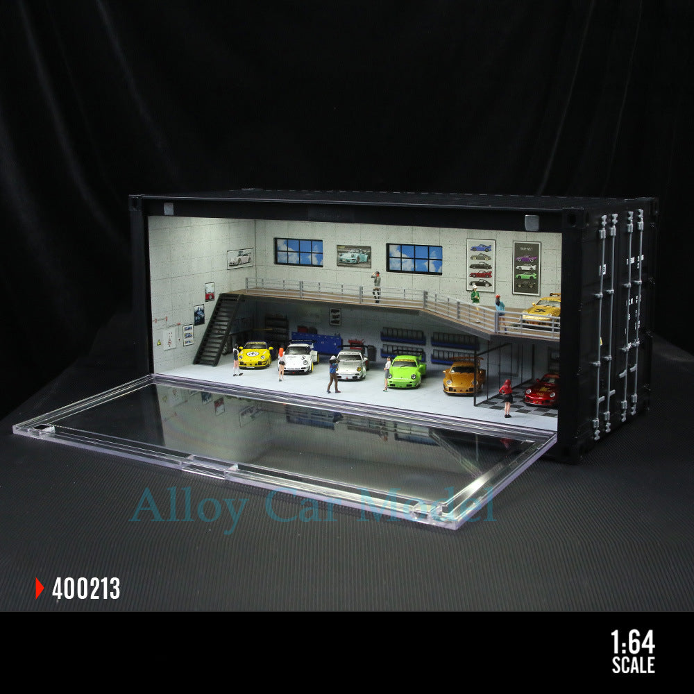 MoreArt Container Repair Shop Light Up Scene Model MODCOLS