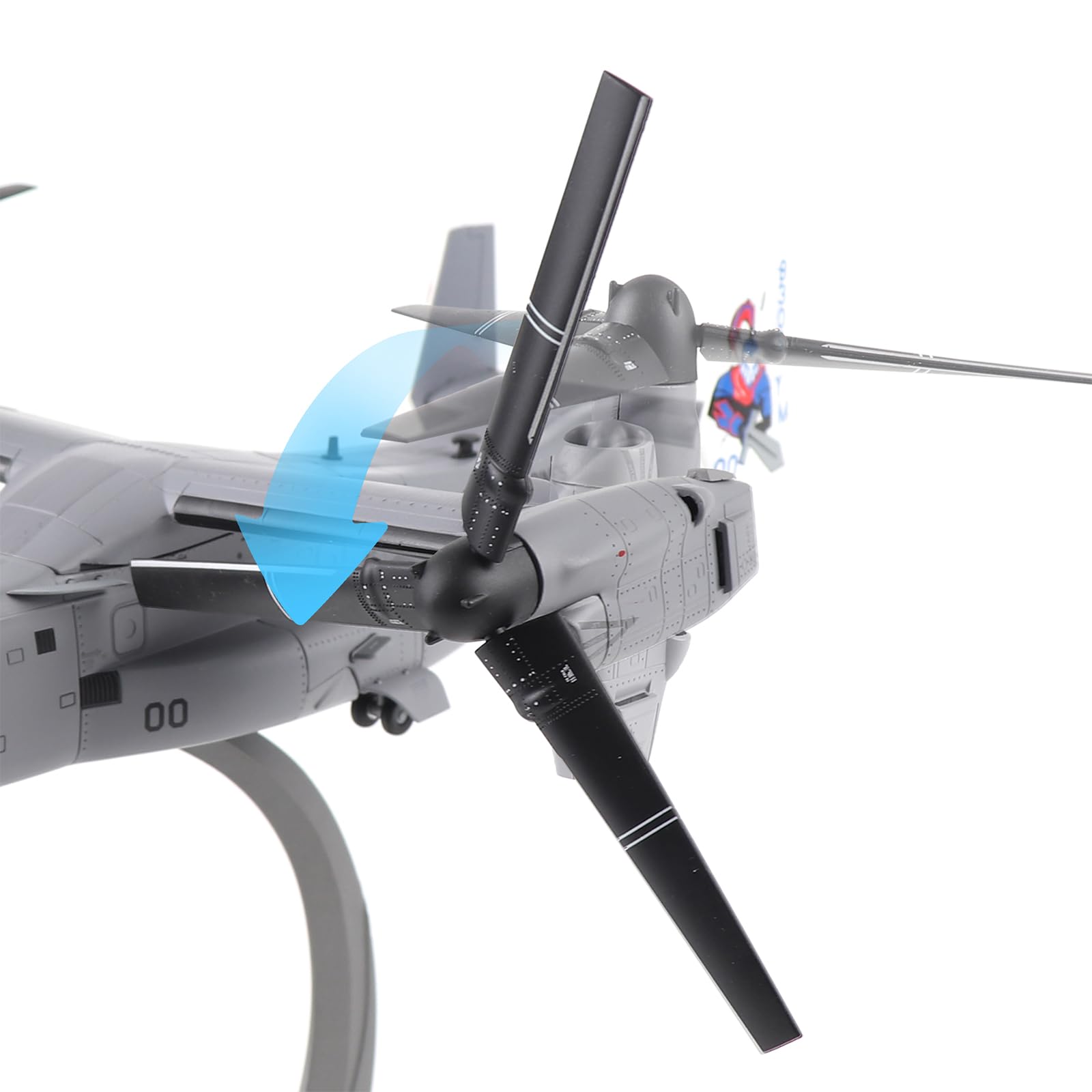 V-22 Osprey 1/72 Die-cast Model Aircraft – U.S. Navy Military Plane
