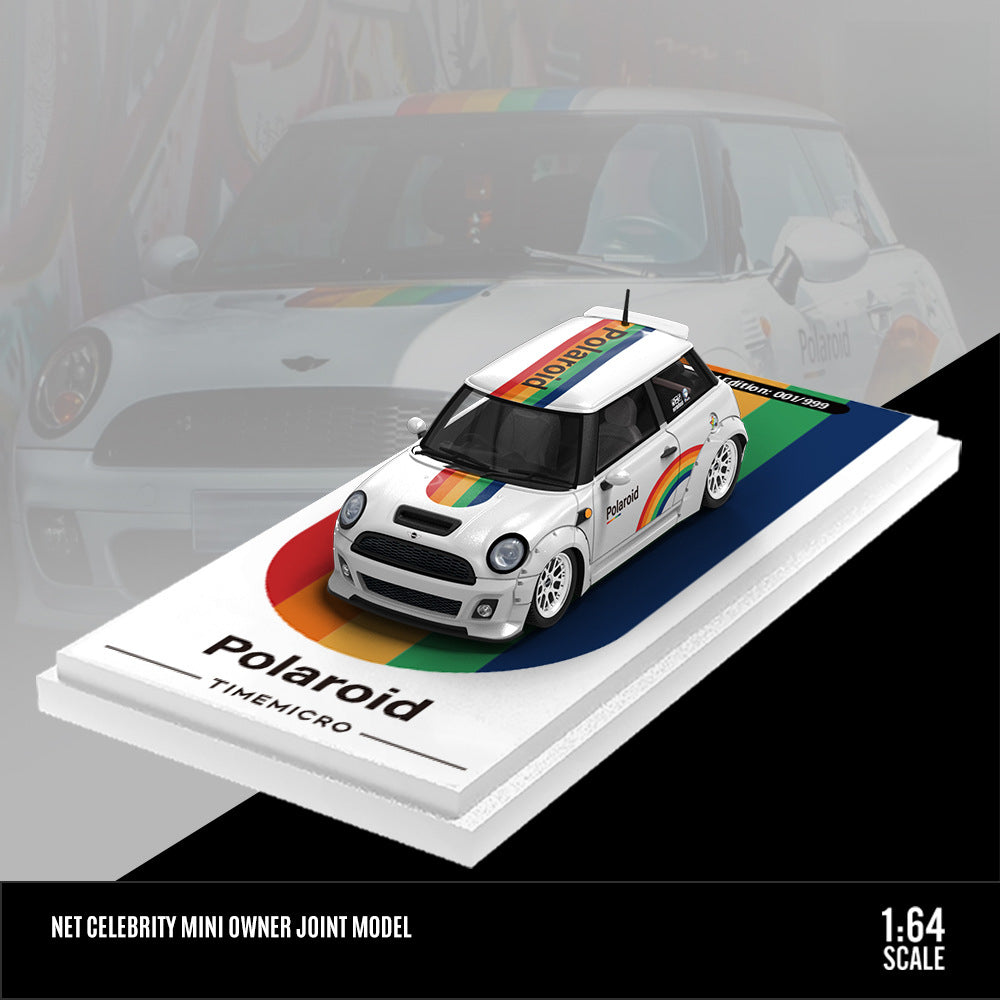 TIMEMICRO 1:64 BMW MINI COOPER Influencer Edition Diecast Model MODCOLS