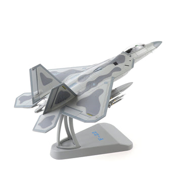 1/72 F-22 Raptor Die-cast Fighter Jet – AK 90FS USAF Model