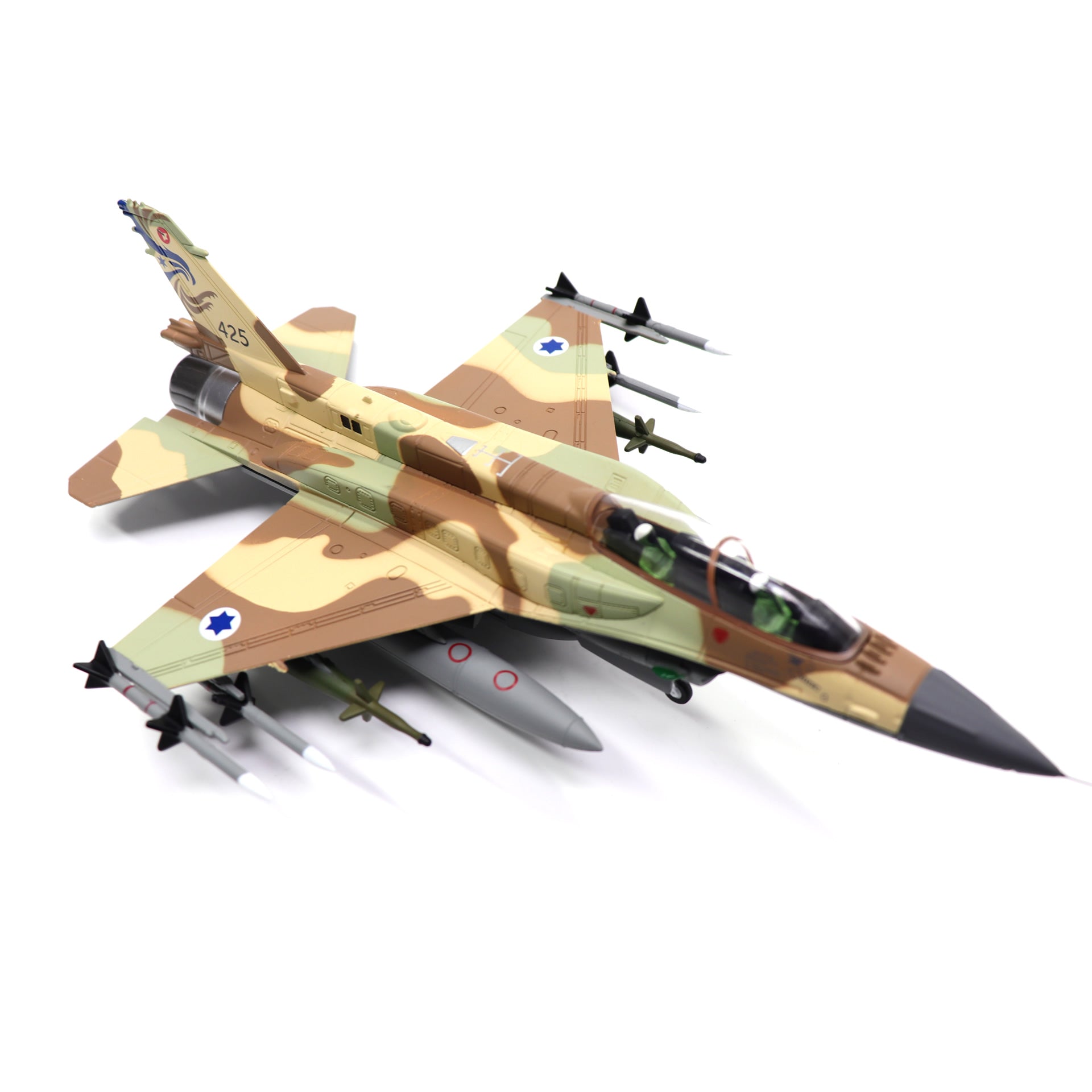 1/72 F-16I Soufa Israeli Air Force Fighter Jet Model – Diecast Alloy Aircraft
