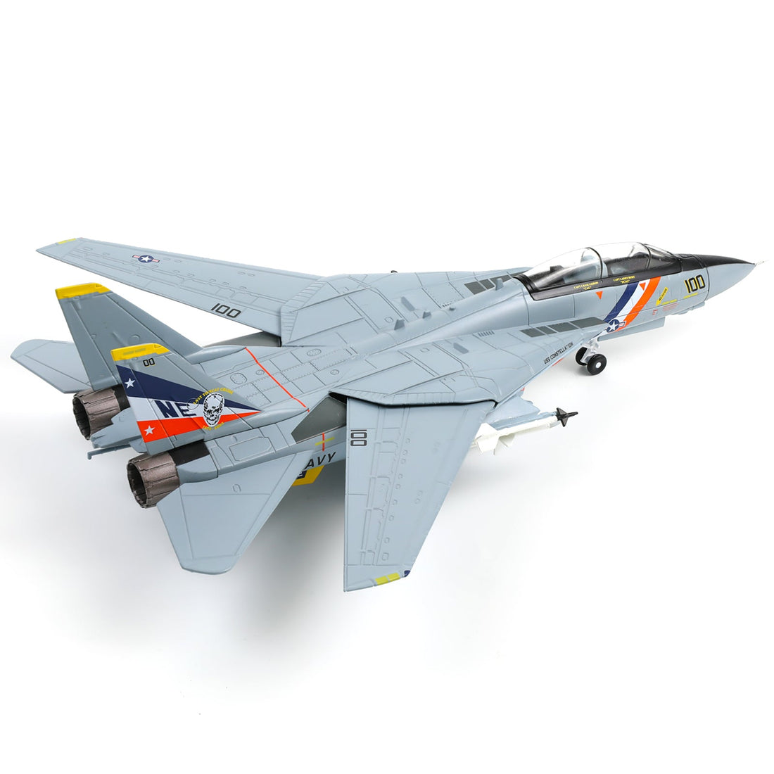 1/72 F-14A Tomcat VF-2 Bounty Hunters Diecast Fighter Jet Model with Stand