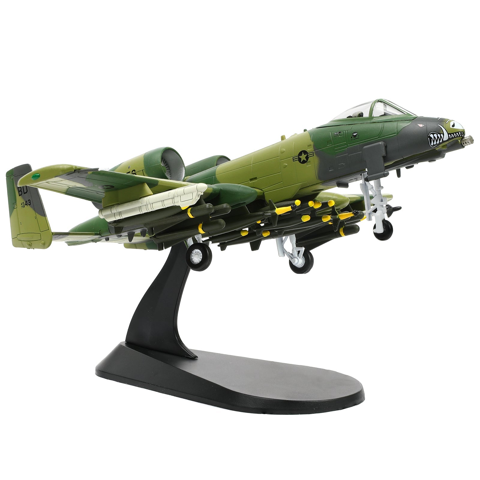 1/100 A-10 Thunderbolt II Warthog Die-cast Aircraft Model