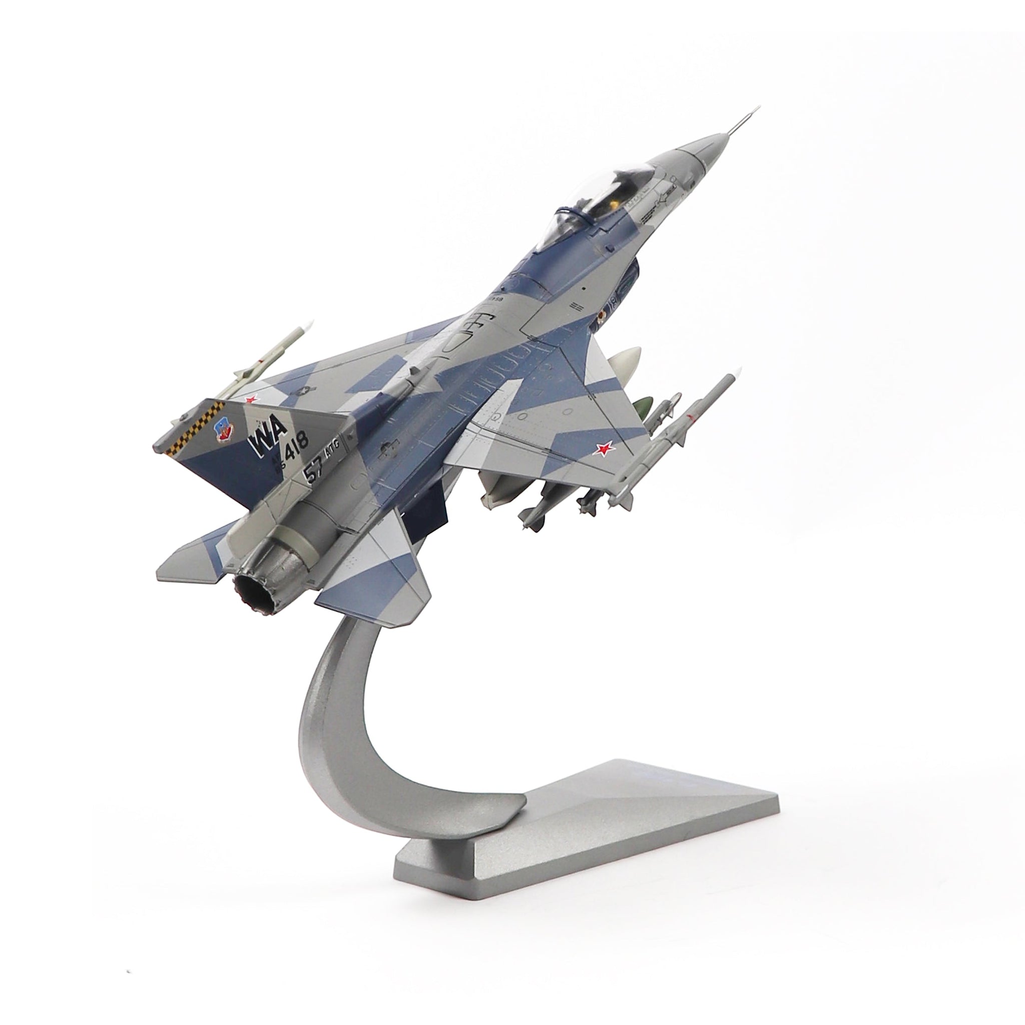 1/72 F-16C Fighting Falcon Splinter Camouflage Diecast Aircraft Model