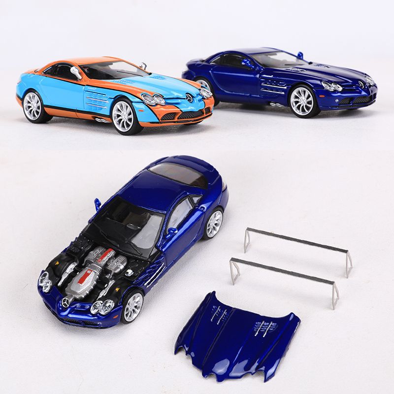 Stance Hunters 1:64 Mercedes Benz SLR Diecast Model – Openable Supercar MODCOLS