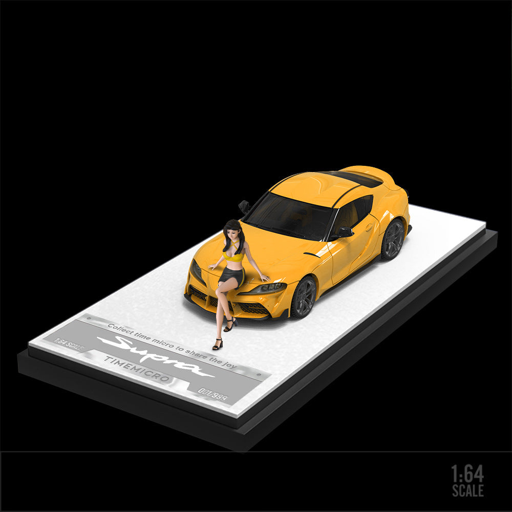 TimeMicro 1:64 Toyota A90 Plain Color Die Cast Alloy Model MODCOLS