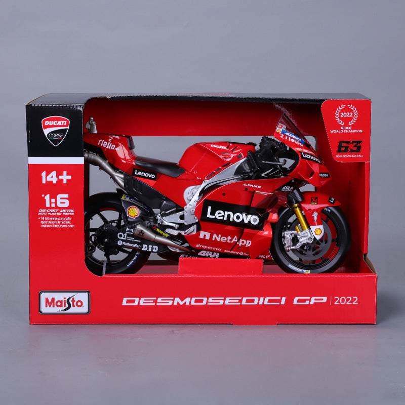 Maisto 1:6 Ducati # 63 2022 Die Cast Motorcycle Model MODCOLS