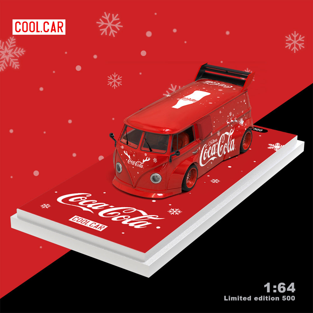 Cool Car 1:64 Christmas Edition Cola Livery Die cast Alloy Car Model Set MODCOLS