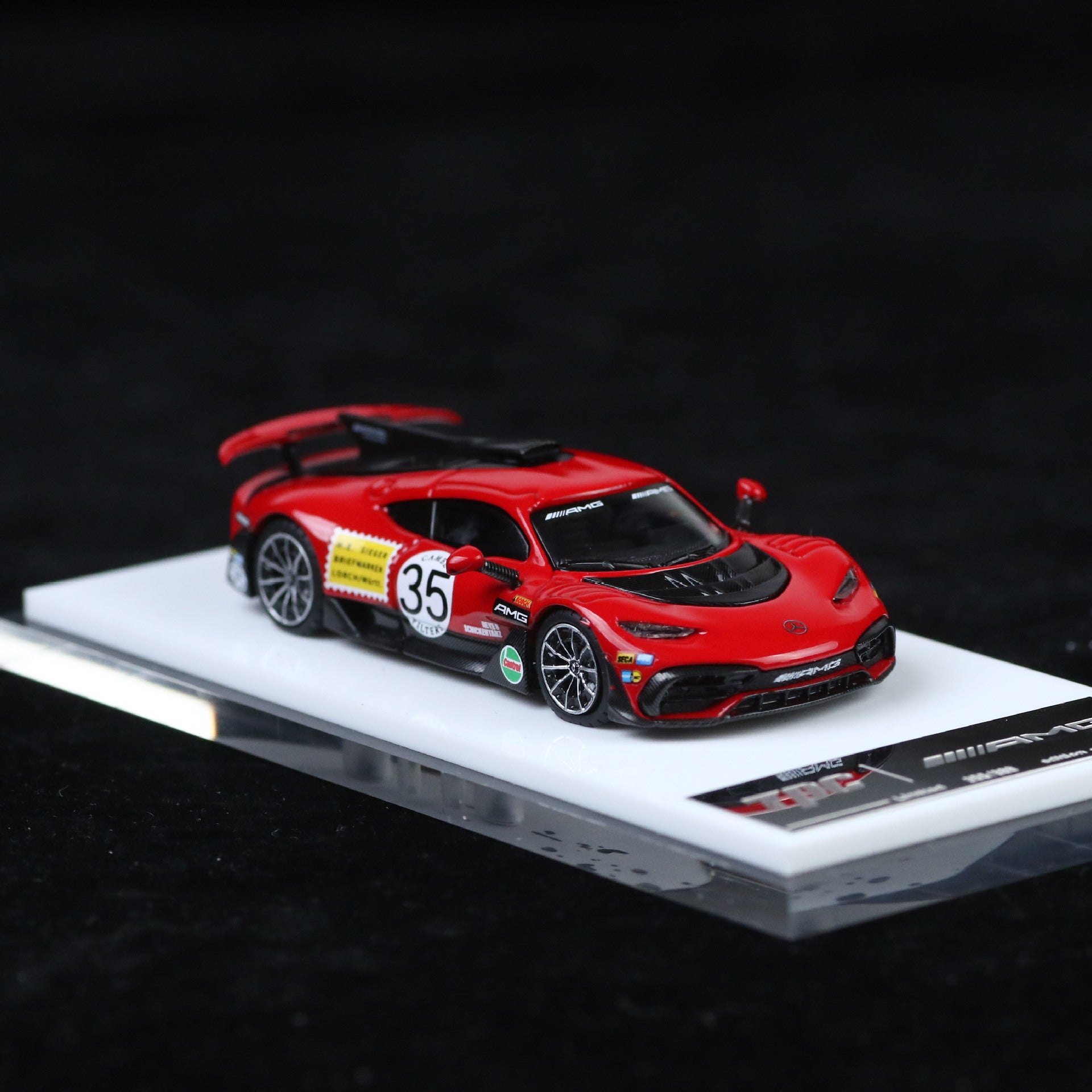 TT 1:64 Koenigsegg One:1 Carbon Pink Resin Diecast Model MODCOLS