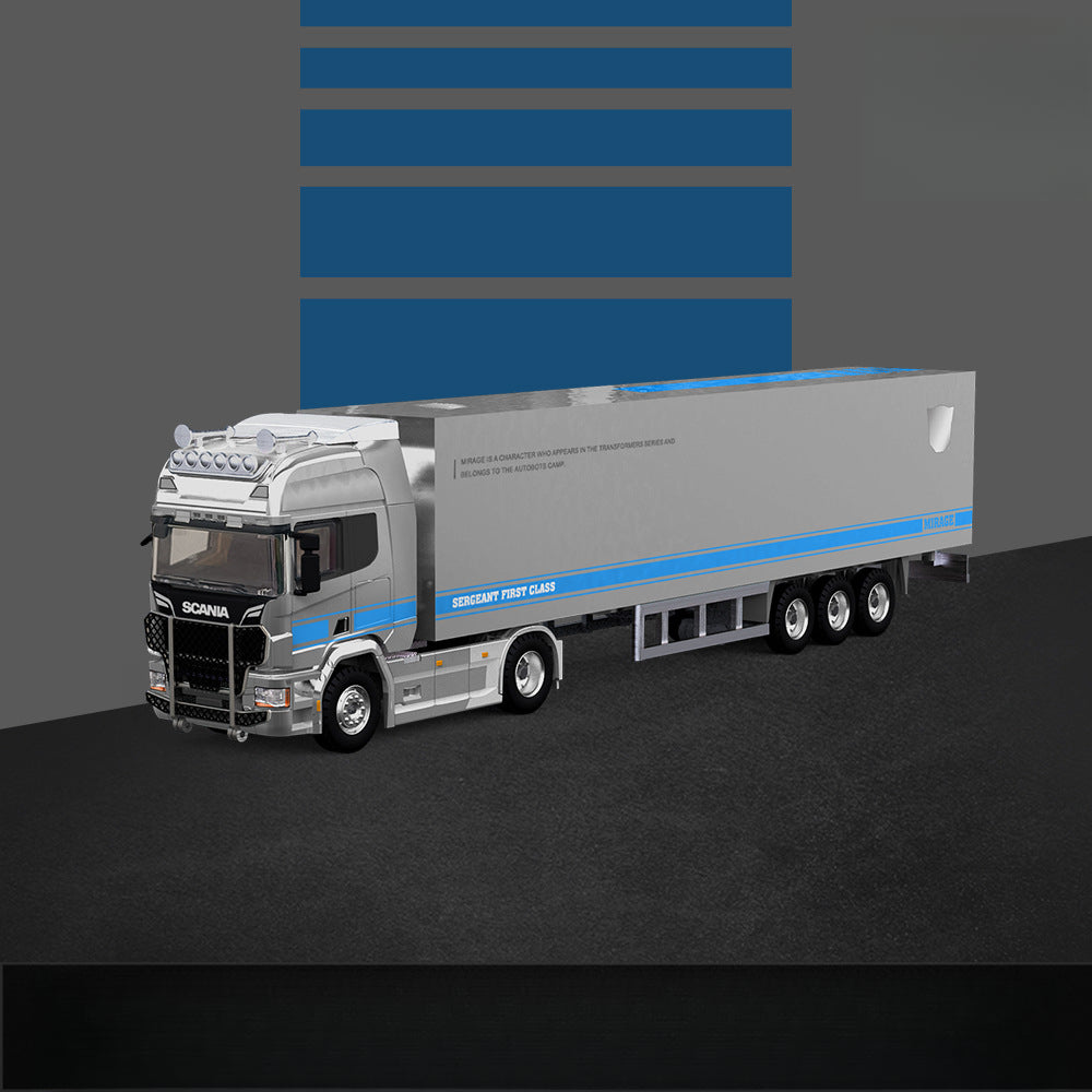 TIMEMICRO 1:64 Porsche 964 & 992 GT3 RS with Scania Phantom Container Truck MODCOLS