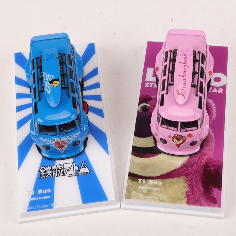 Flame 1:64 VW T1 Widebody Anime Edition – Strawberry Bear / Astro Boy MODCOLS