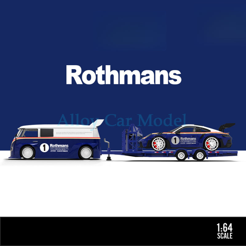 TM 1:64 Lefumen Trailer Set Premium Die Cast Model MODCOLS