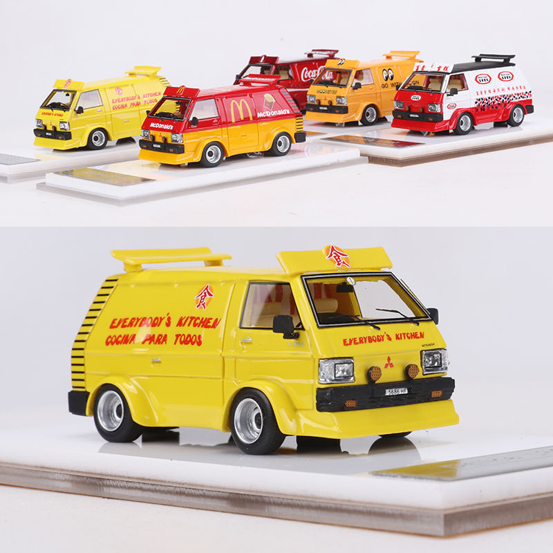 MJ 1:64 Mitsubishi Delica Resin Model – Classic Van Collectible MODCOLS