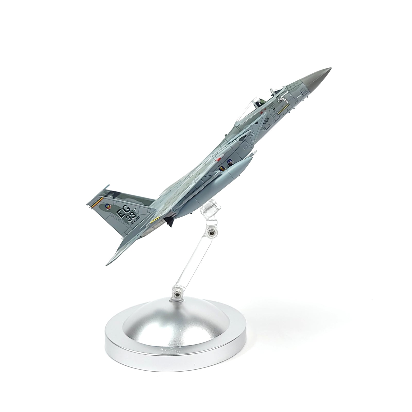 1/100 F-15C Eagle Gulf Spirit Diecast Fighter Jet Model – Military Aircraft