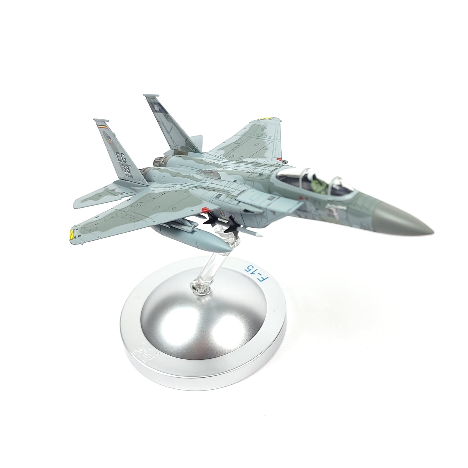 1/100 F-15C Eagle Gulf Spirit Diecast Fighter Jet Model – Military Aircraft