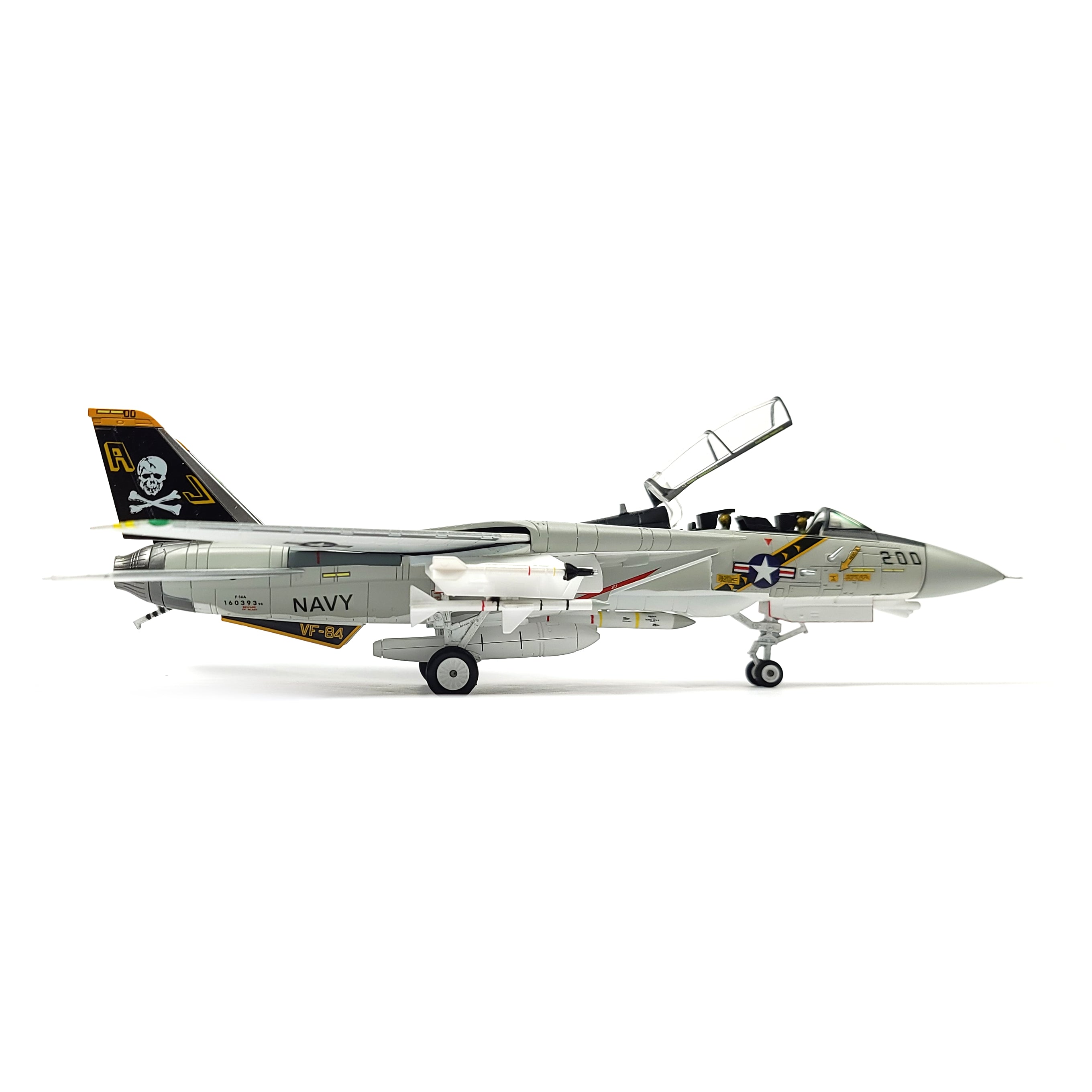 F-14A Tomcat VF-84 Jolly Rogers 1/72 Die-cast Fighter Jet Model