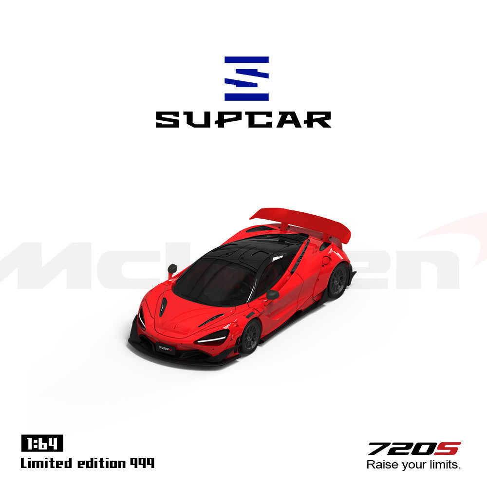 SUPCAR 1:64 McLaren 720S Diecast Model (Yellow Red & Purple) MODCOLS