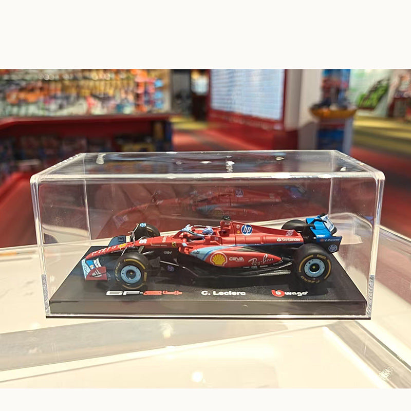 2024 Bimei High 1:43 Ferrari F1 Car Model SF 24 Metal Racing Toy Simulation Alloy Model Car MODCOLS