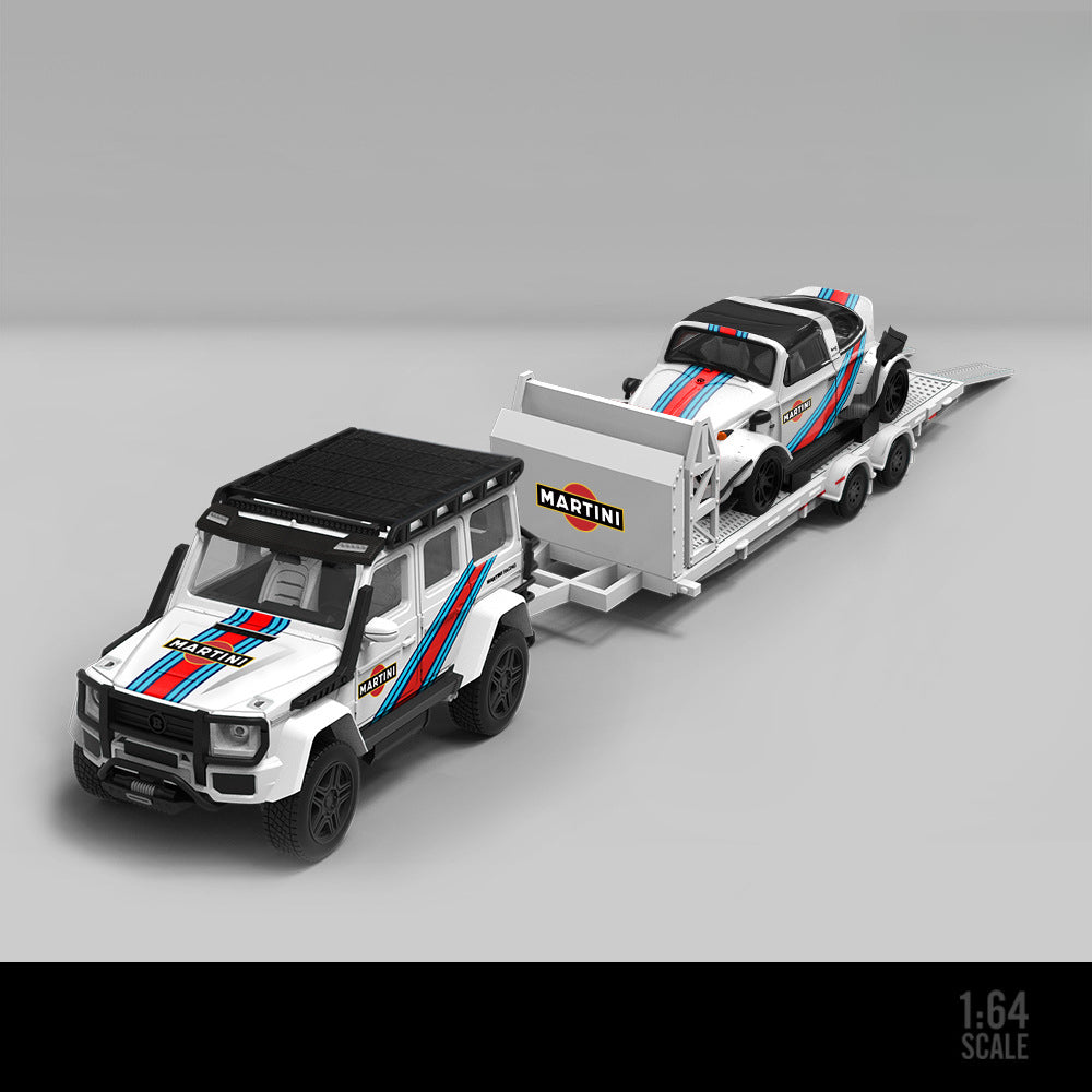 TimeMicro 1:64 Martini Livery Trailer Diecast Model Set MODCOLS