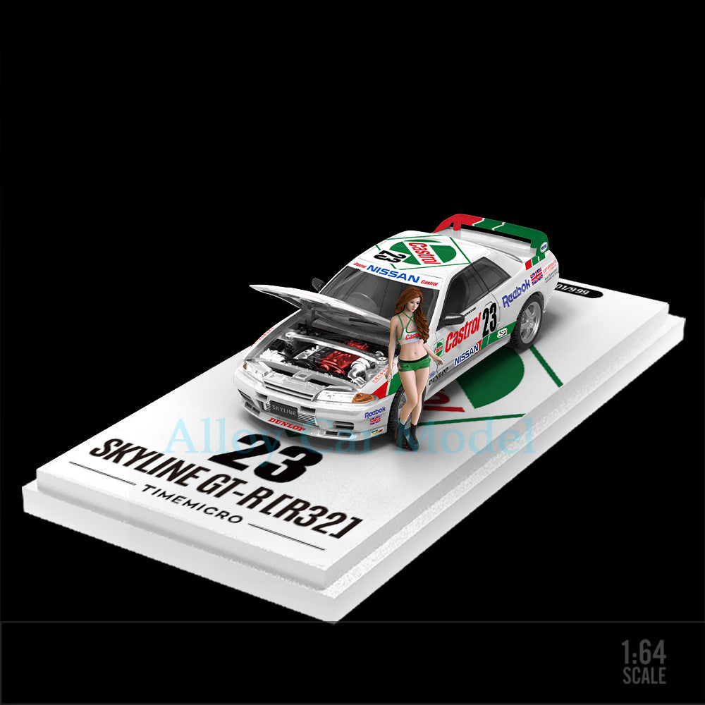 TimeMicro 1:64 Nissan GTR R32 Racing Livery Diecast Model MODCOLS