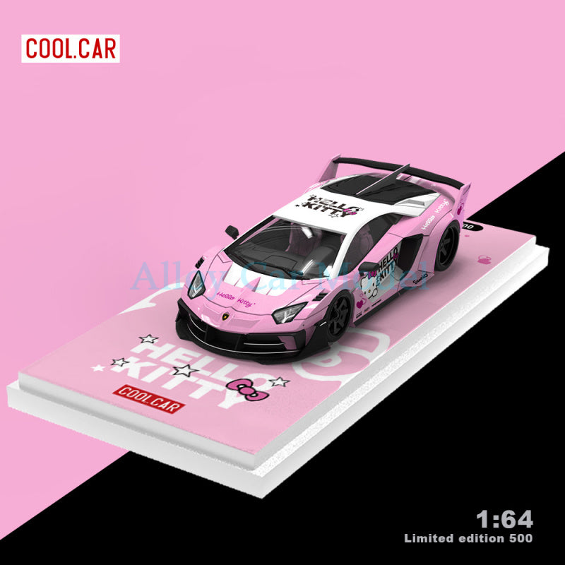 CoolCar 1:64 Lamborghini Kitty Pink Series Diecast Model MODCOLS