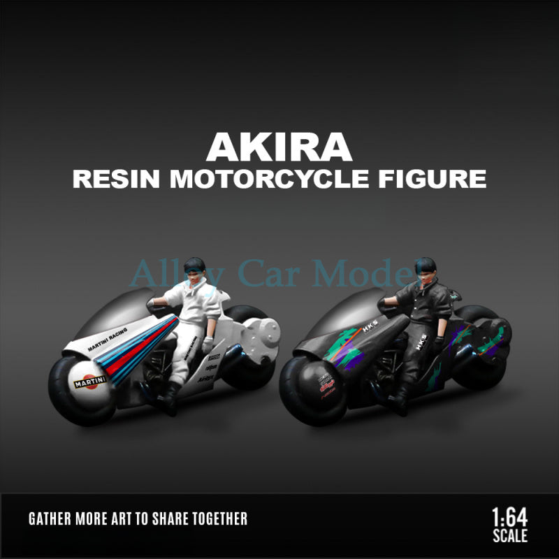 MoreArt 1:64 Akira Motorcycle Figurine Set Resin Model MODCOLS
