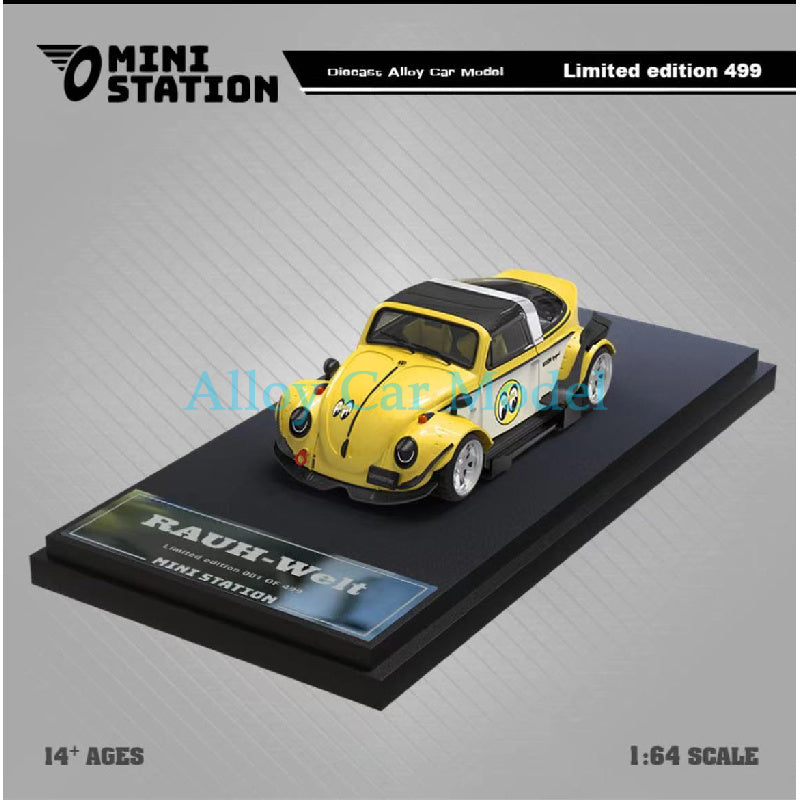 TimeMicro 1:64 RWB Beetle Diecast Model – Solid Color MODCOLS