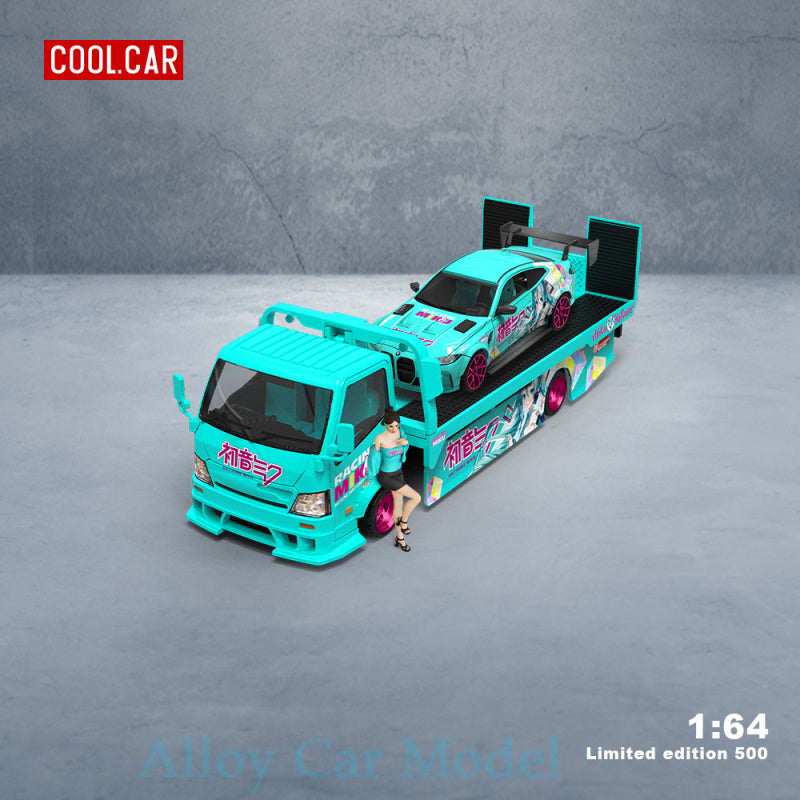 1:64 Scale M4 & H300 Transporter Hatsune Miku Diecast Model Set MODCOLS